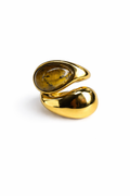 Tiger Eye Wrap Ring