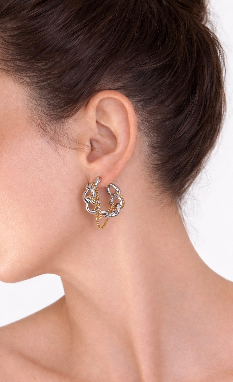 Interwoven Chain Link Hoops
