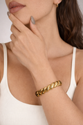 Twisted Braid Cuff Bracelet