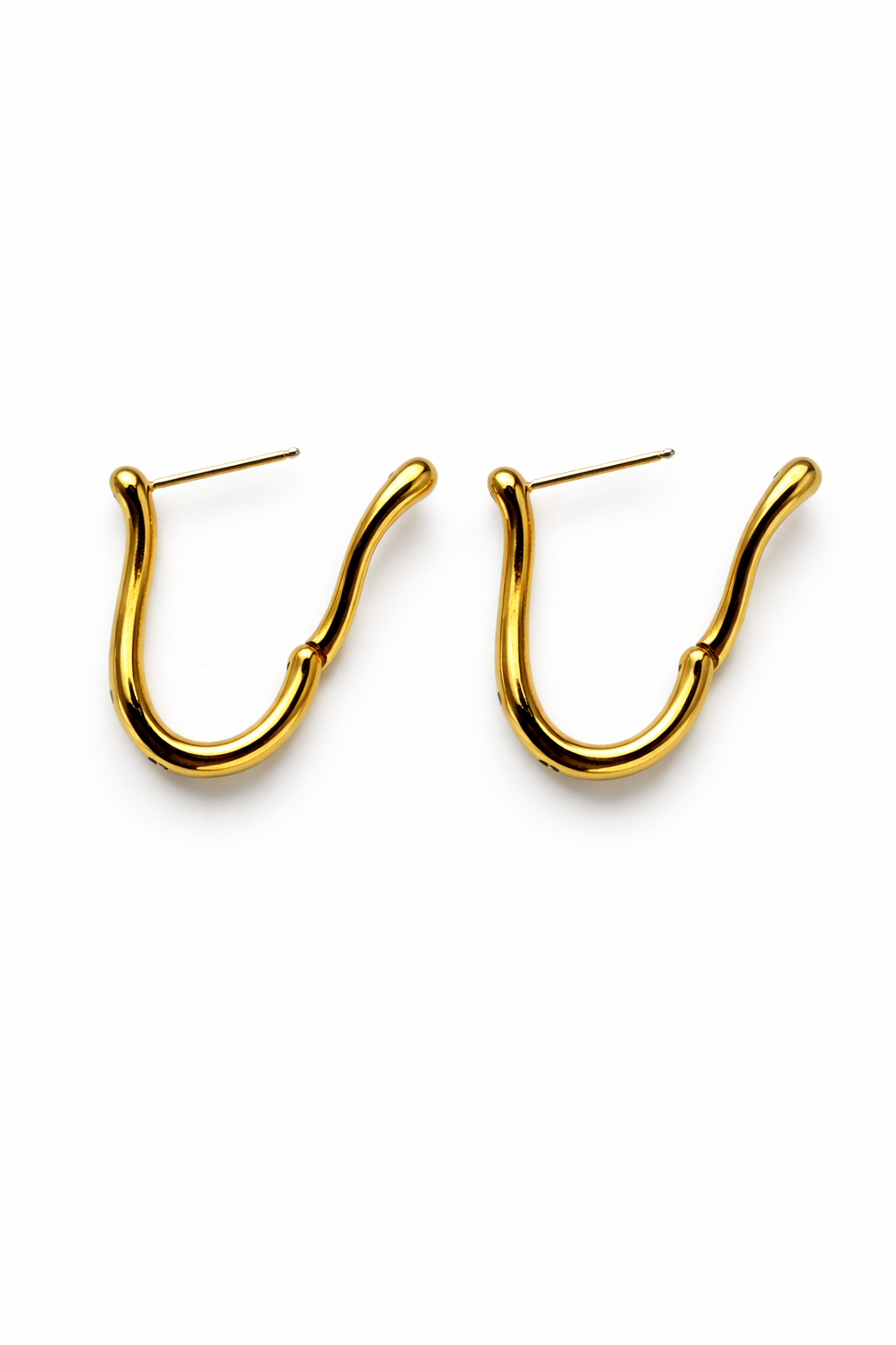 Crystal Scattered Wave Drop Hoops