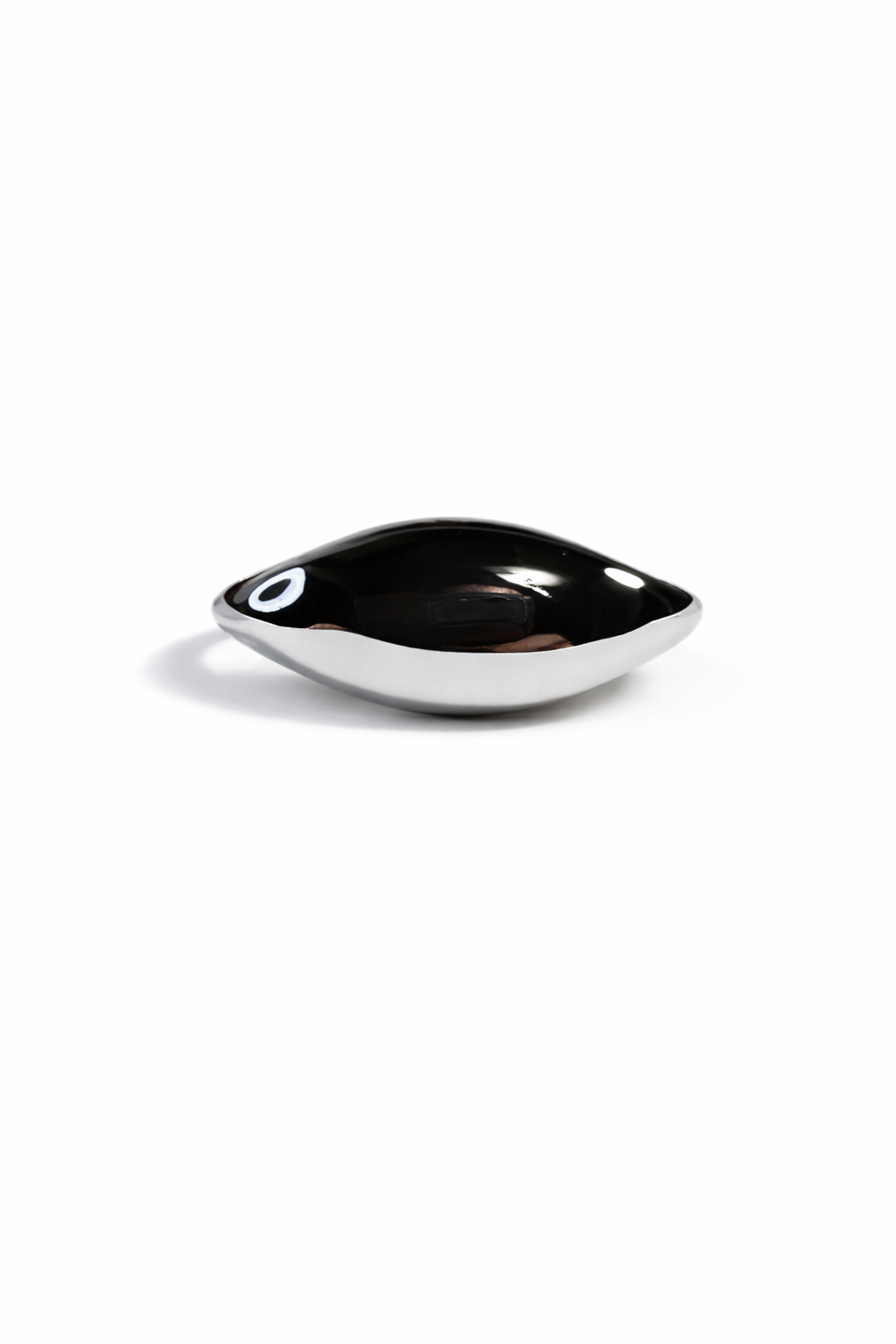Sculptural Dome Double Finger Statement Ring