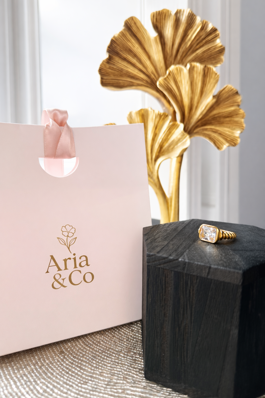 Rope Band Signet Ring