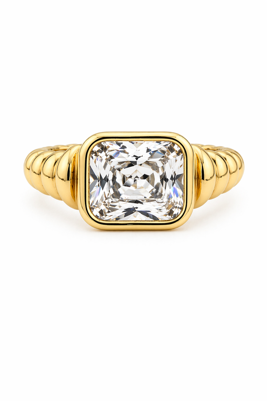 Rope Band Signet Ring