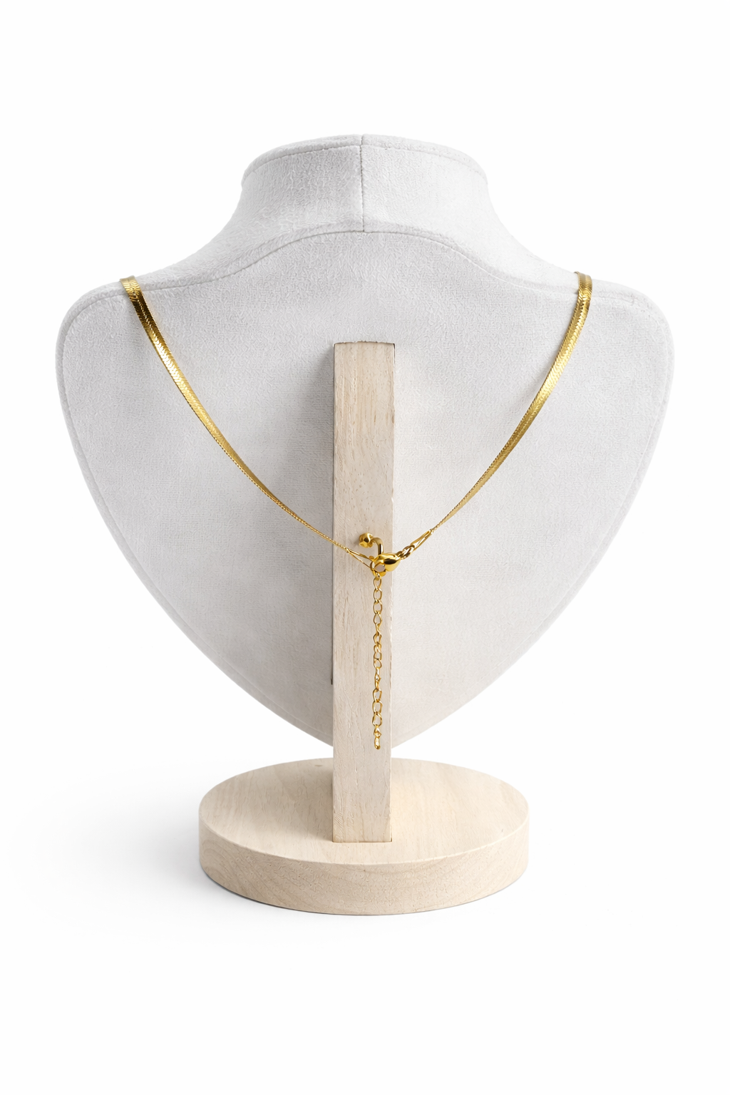 Flat Herringbone Chain Necklace