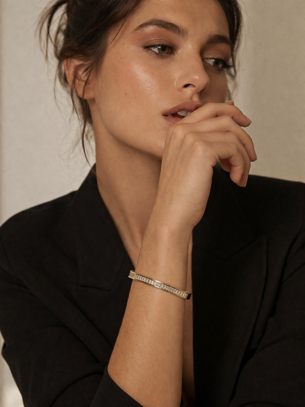 Baguette Crystal Bangle
