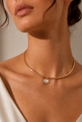 Solitaire Collar Necklace