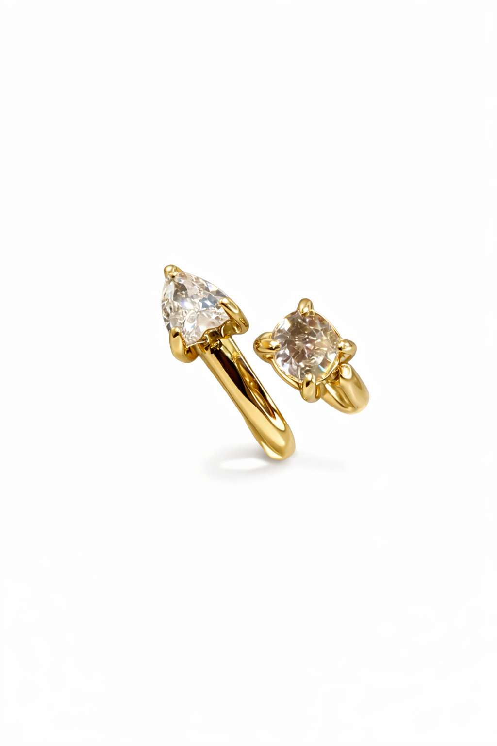 Dual Crystal Ear Cuff