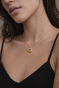 Open Teardrop Pendant Necklace