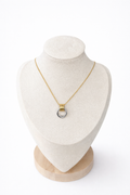 Interlocking Hoop Pendant Necklace