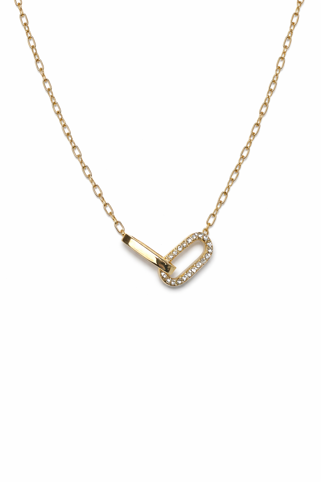 Pavé Link Chain Necklace