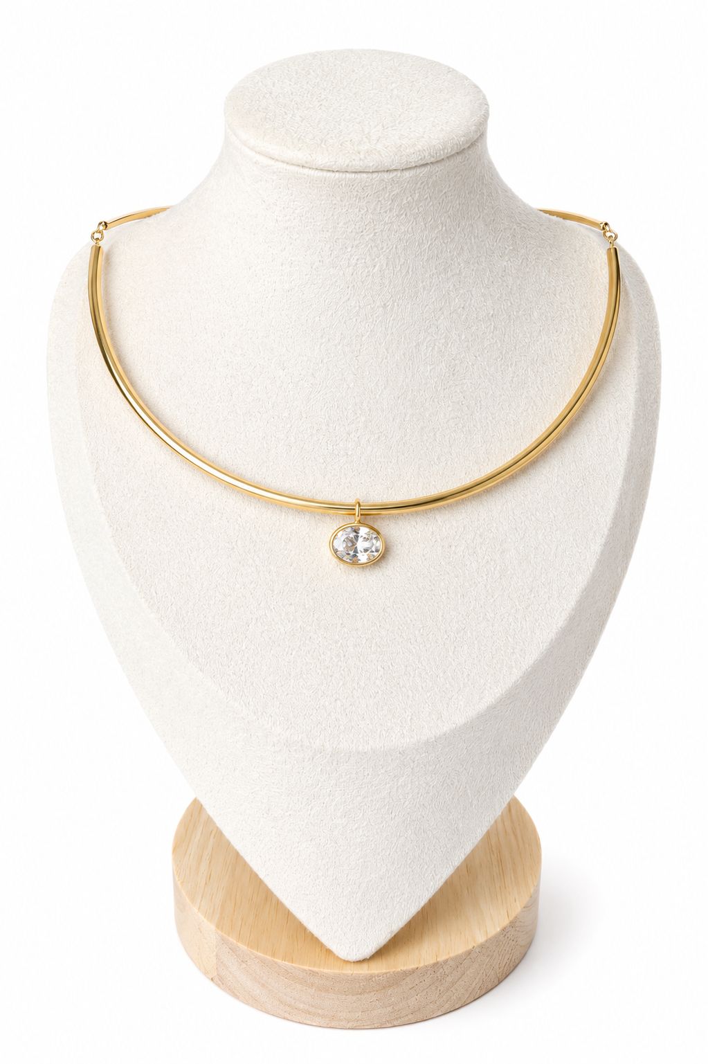 Solitaire Collar Necklace