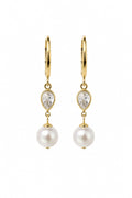 Genevieve Pearl Drop Earrings