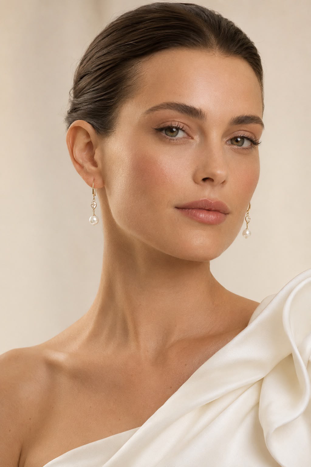 Genevieve Pearl Drop Earrings