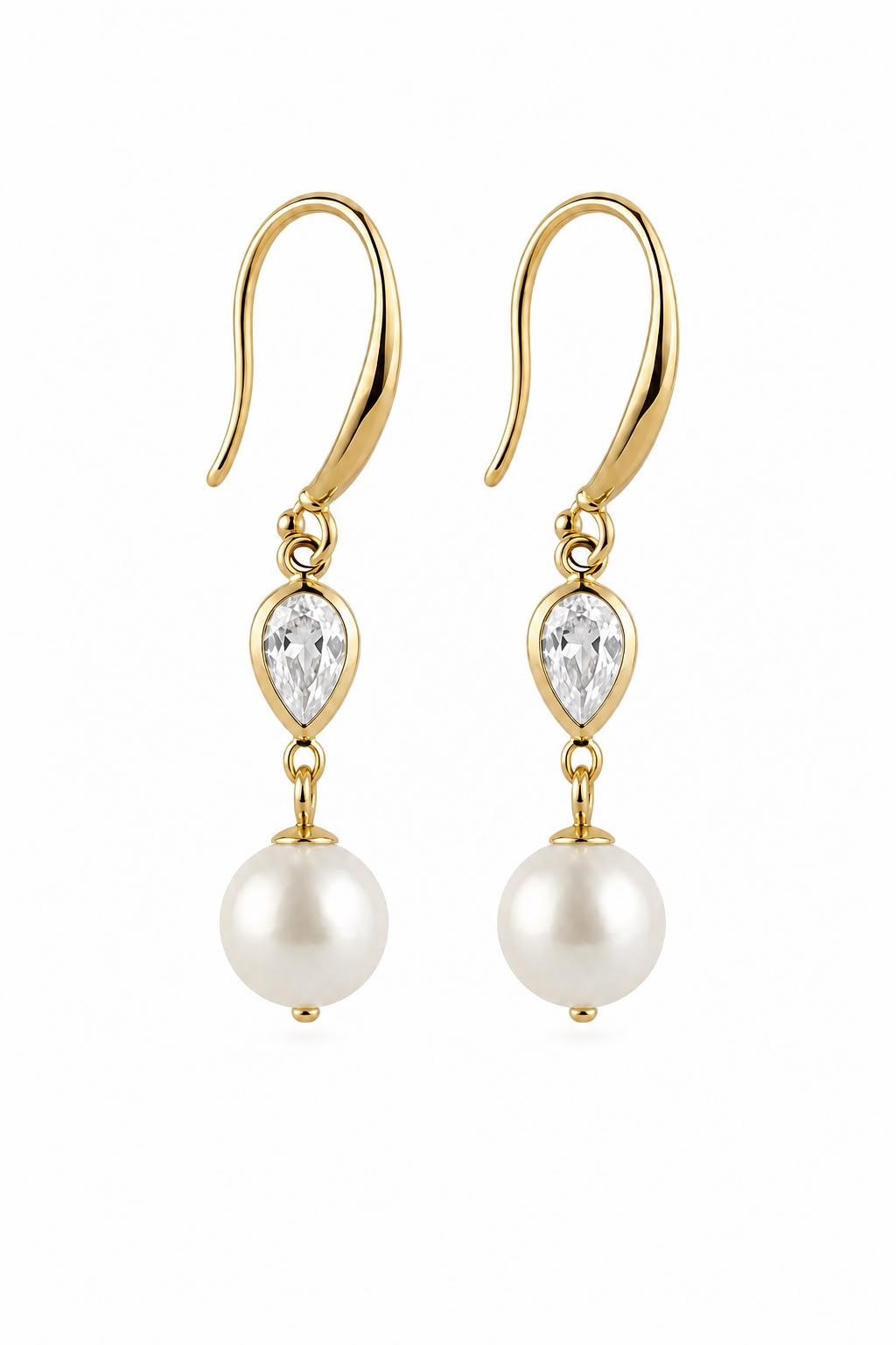 Genevieve Pearl Drop Earrings