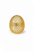 Gold Dome Lattice Ring