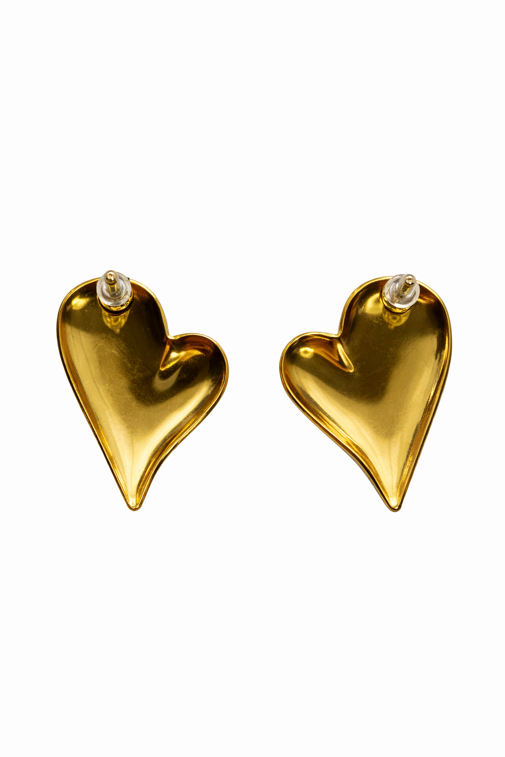 Oversized Puffy Heart Studs