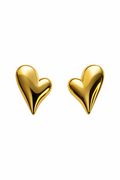 Oversized Puffy Heart Studs