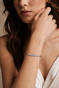Graduated Crystal Cuff Bracelet