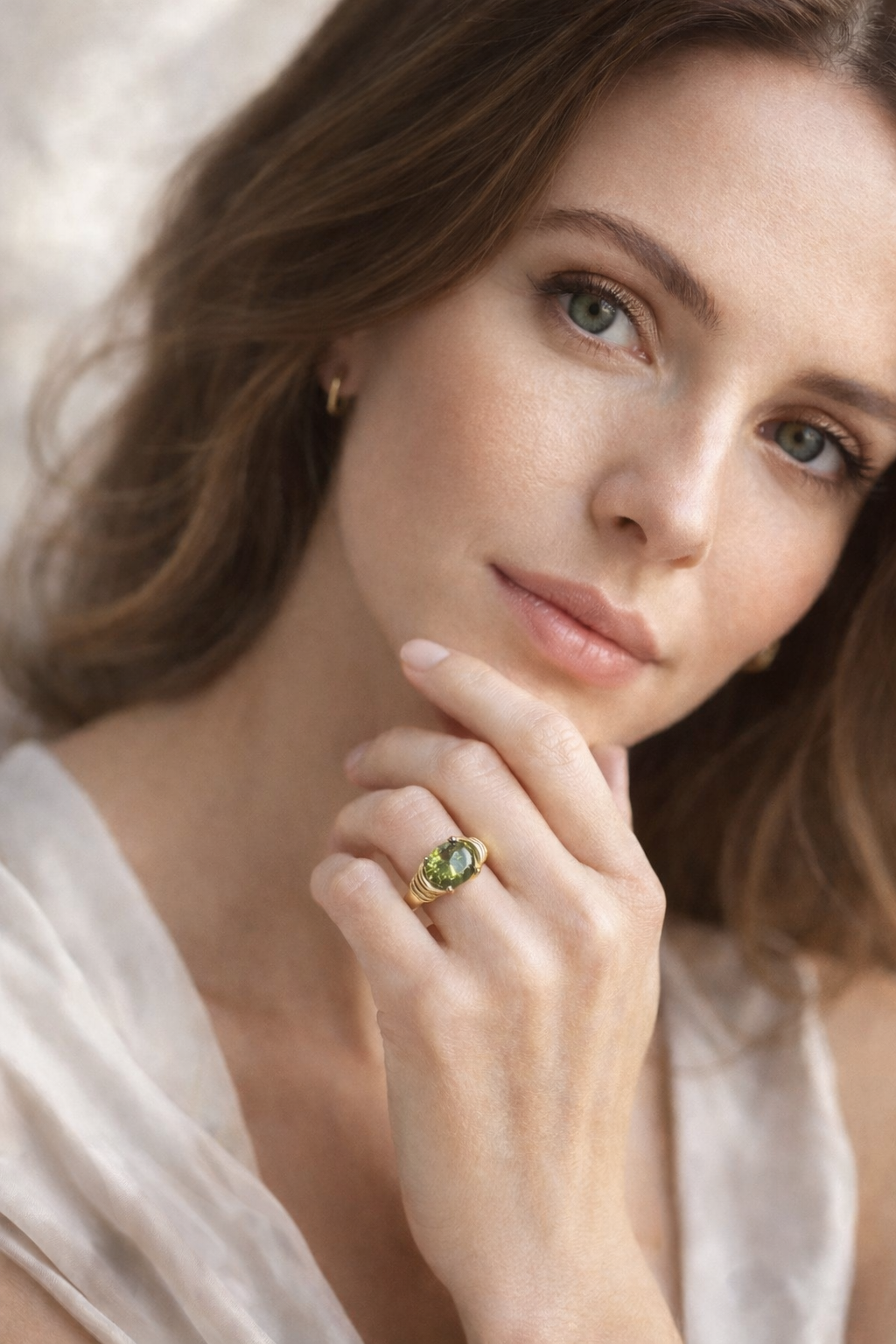 Green Signet Ring