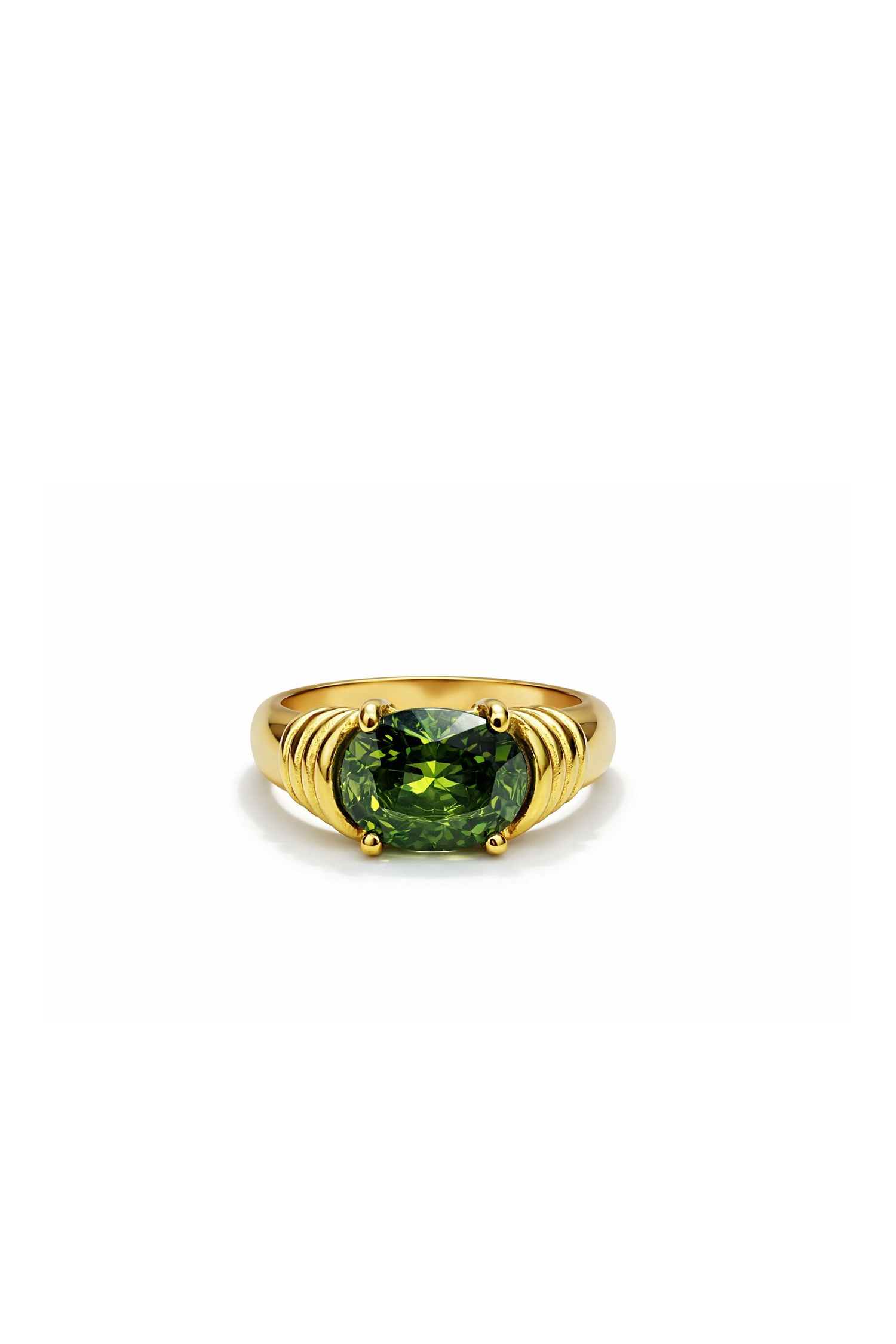 Green Signet Ring
