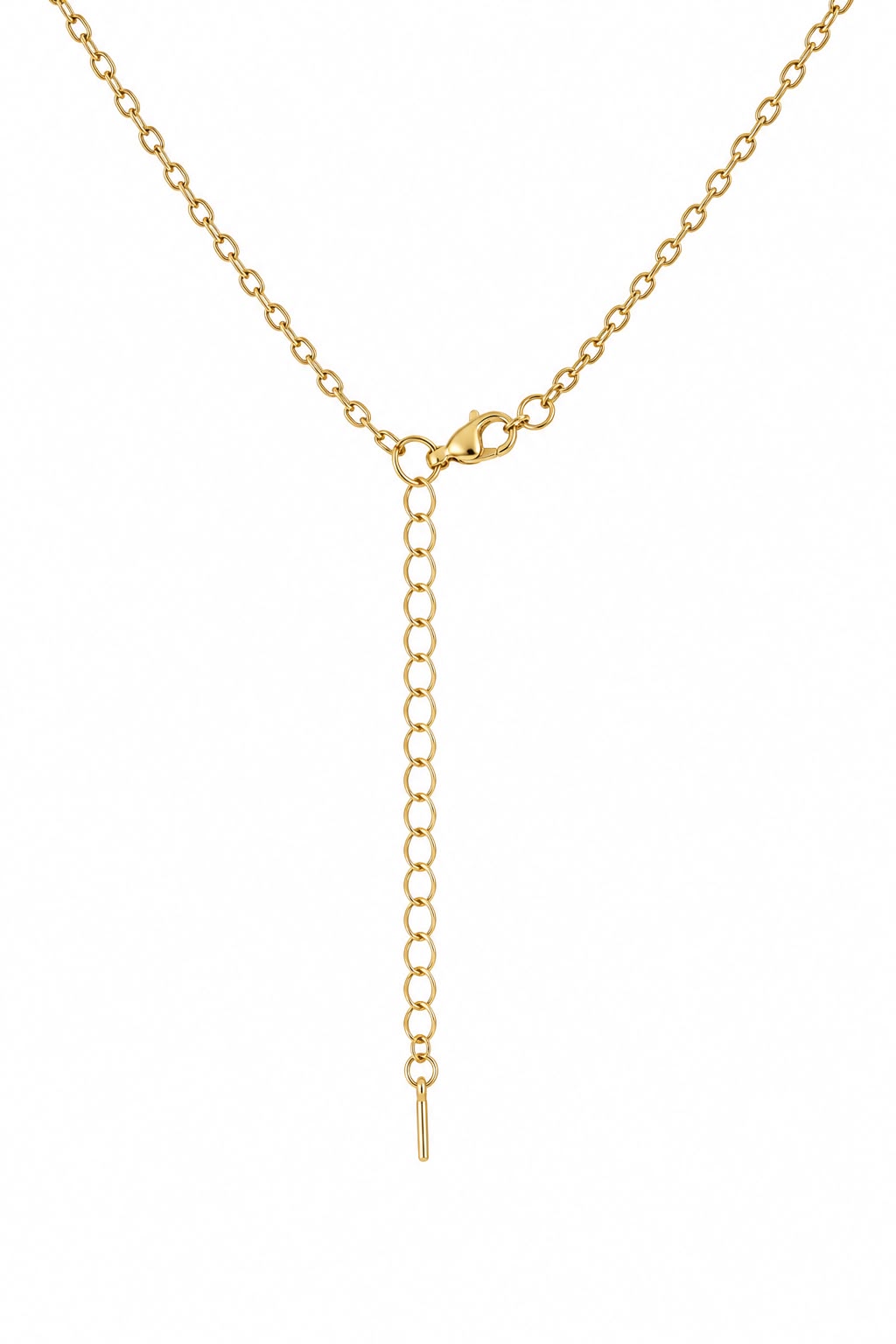 Pear Halo Bar Necklace