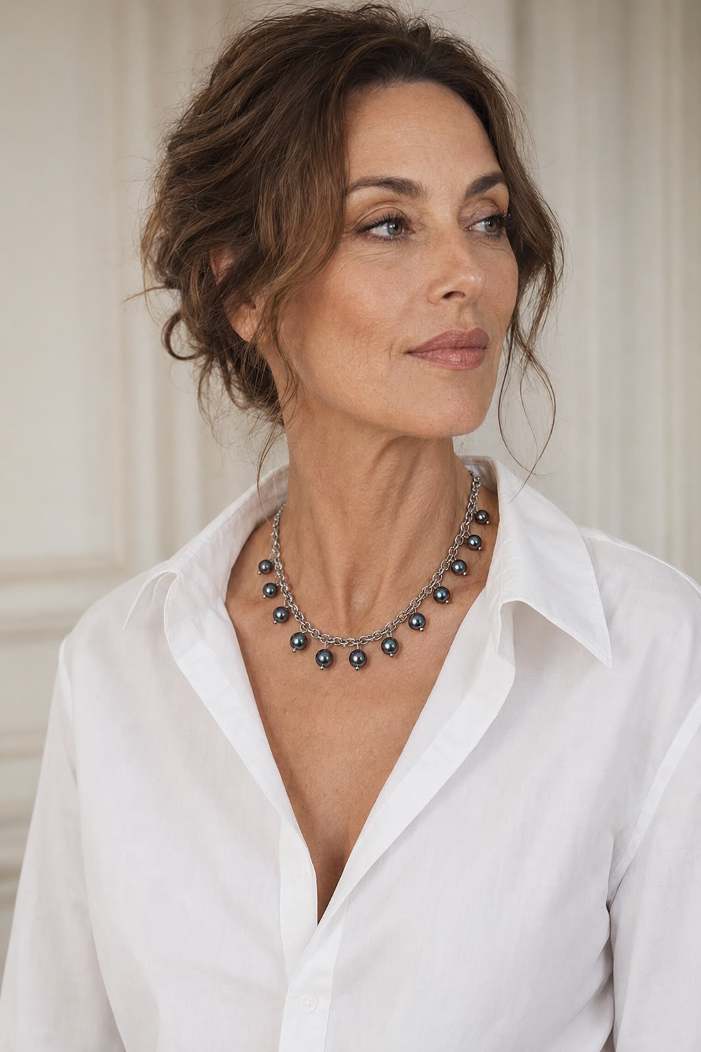 Susan Black Pearl Necklace — Limited Edition