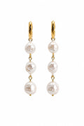 Gaia Natural Pearl Earrings